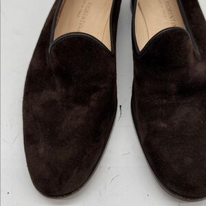 Silvia Fiorentina brown suede loafers US 9M